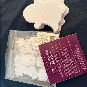 Scentsy White Felt Samples